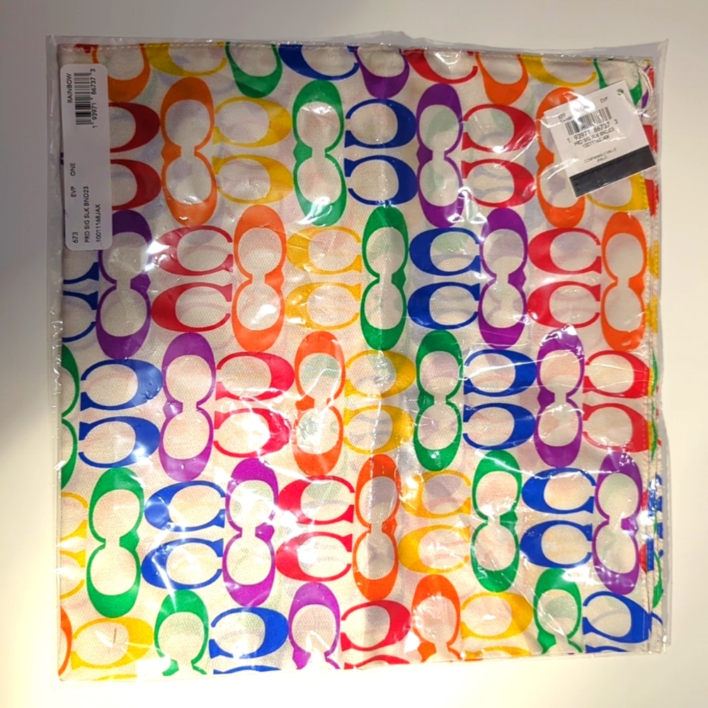 Coach Silk Scarf